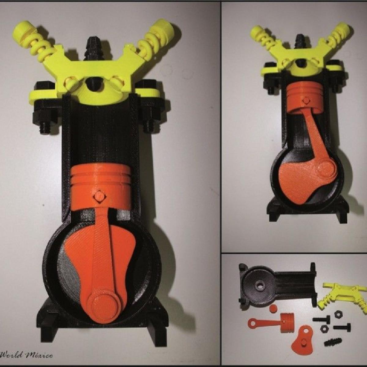 modelo de motor de 4 tempos