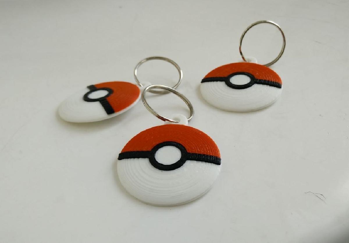 Poke Ball Pokemon bola Chaveiro