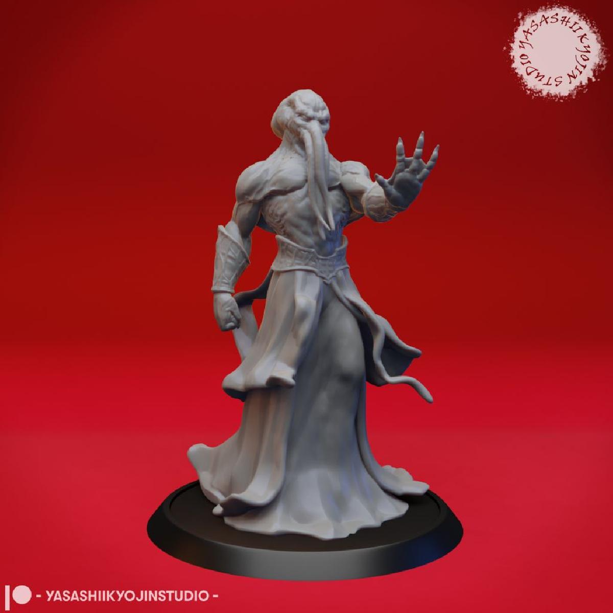 Mente Devourer / Ilithid Miniatura de Mesa