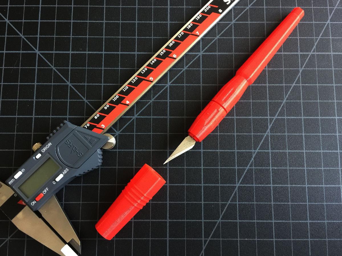Cortador de Hobby Impressao   Tamanho da Lamina X Acto Numero 11