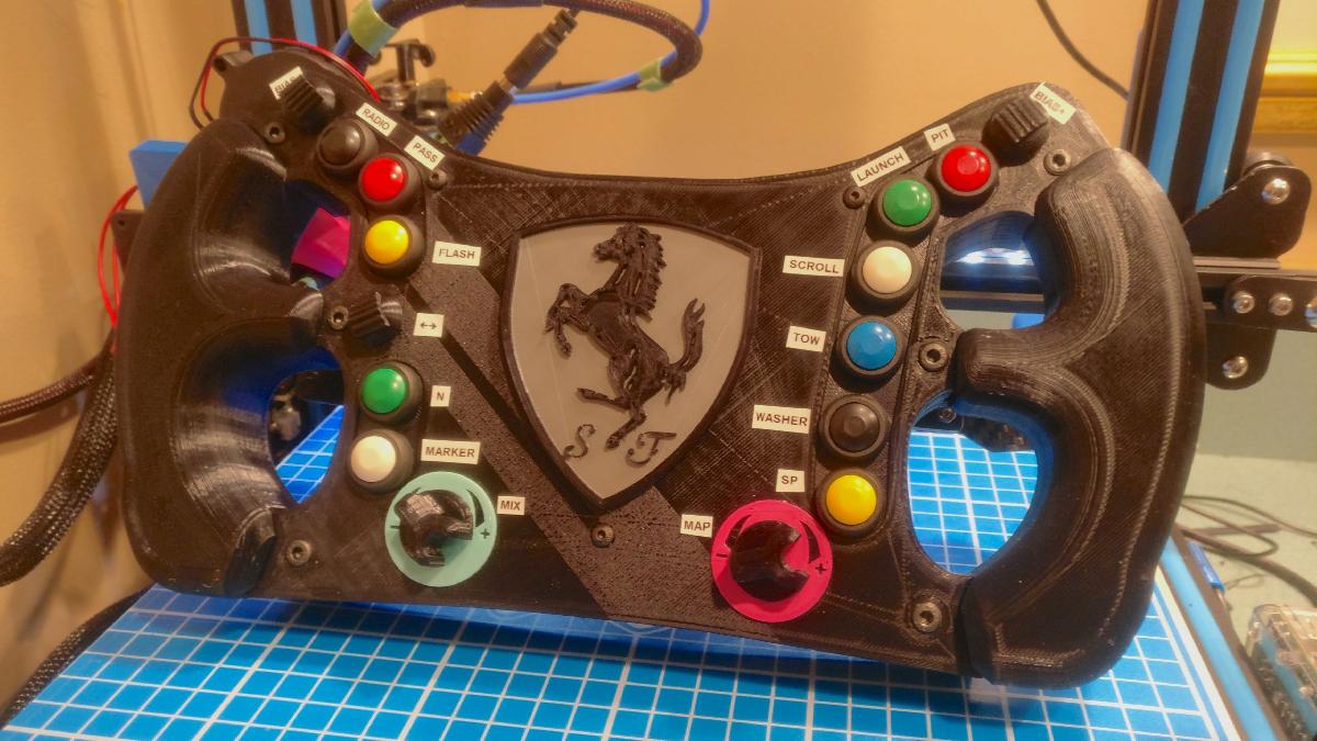 Volante de Sim Racing Ferrari 488 GT3/GTE