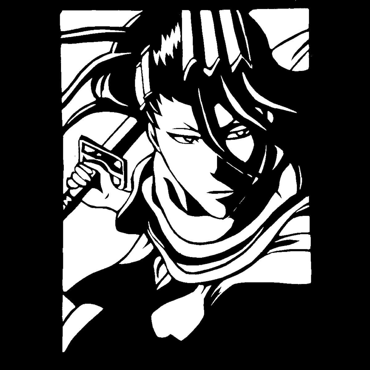 Estencil de Byakuya Kuchiki