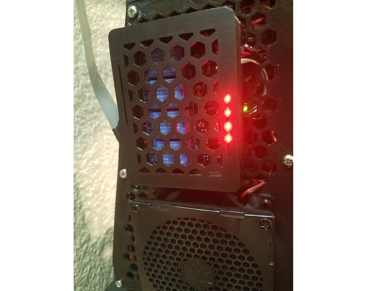 Capa de Eletronicos Silent Anet A8 OctoPrint Raspberry Pi Zero W Enclosure de Rele de 4 Canais