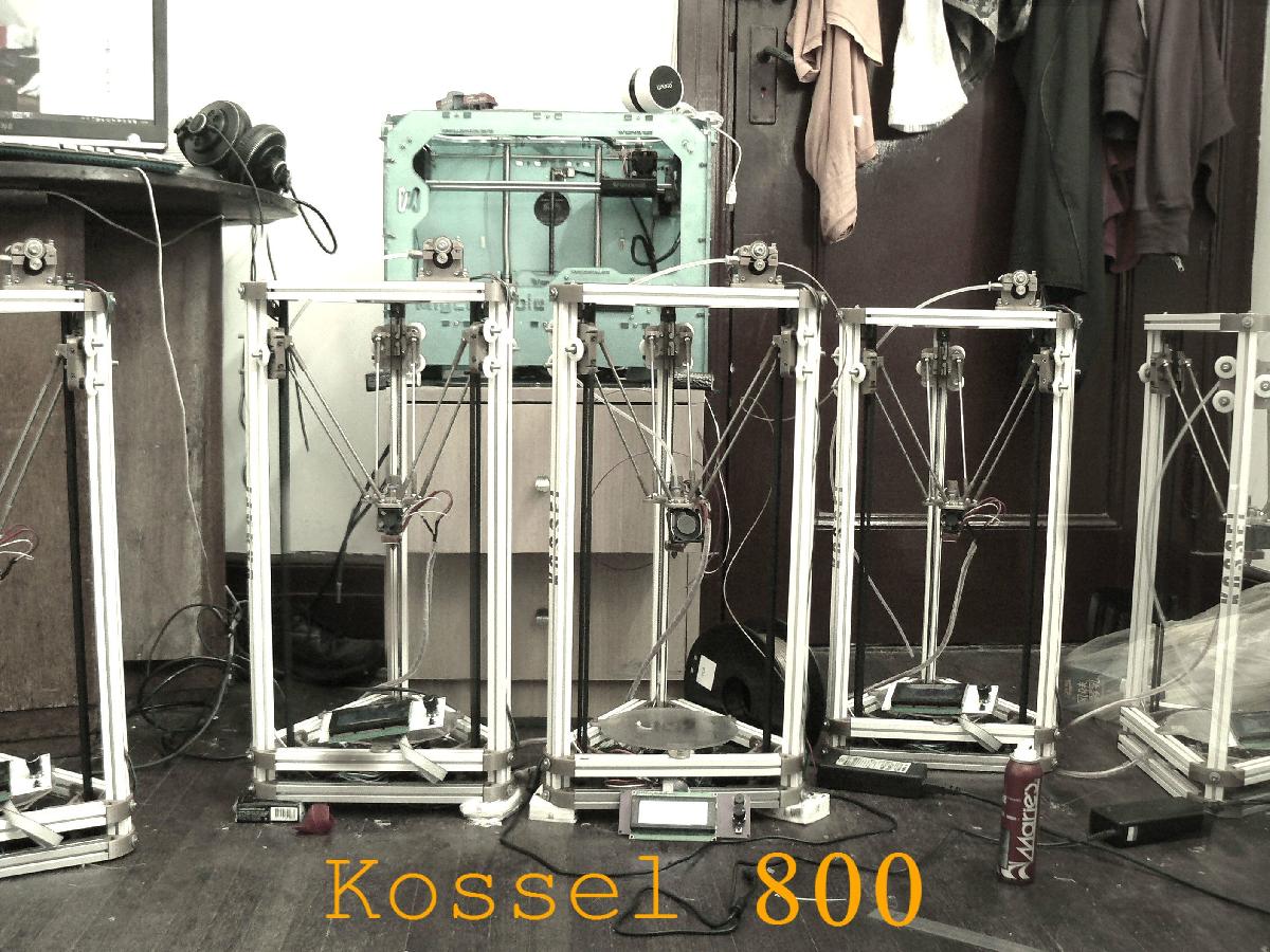 kossel800 k800 ver.heroi impressora 3d delta deltabot braco