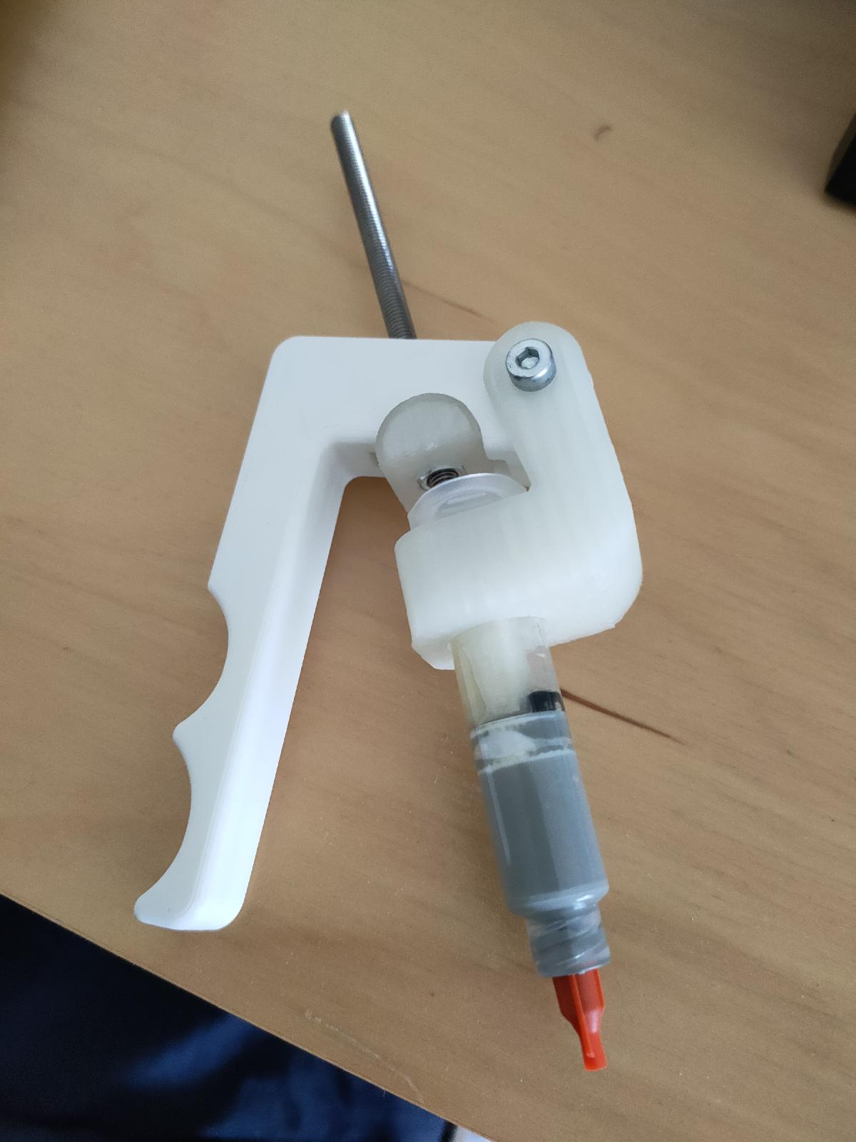 Dispensador de seringa de pasta de solda
