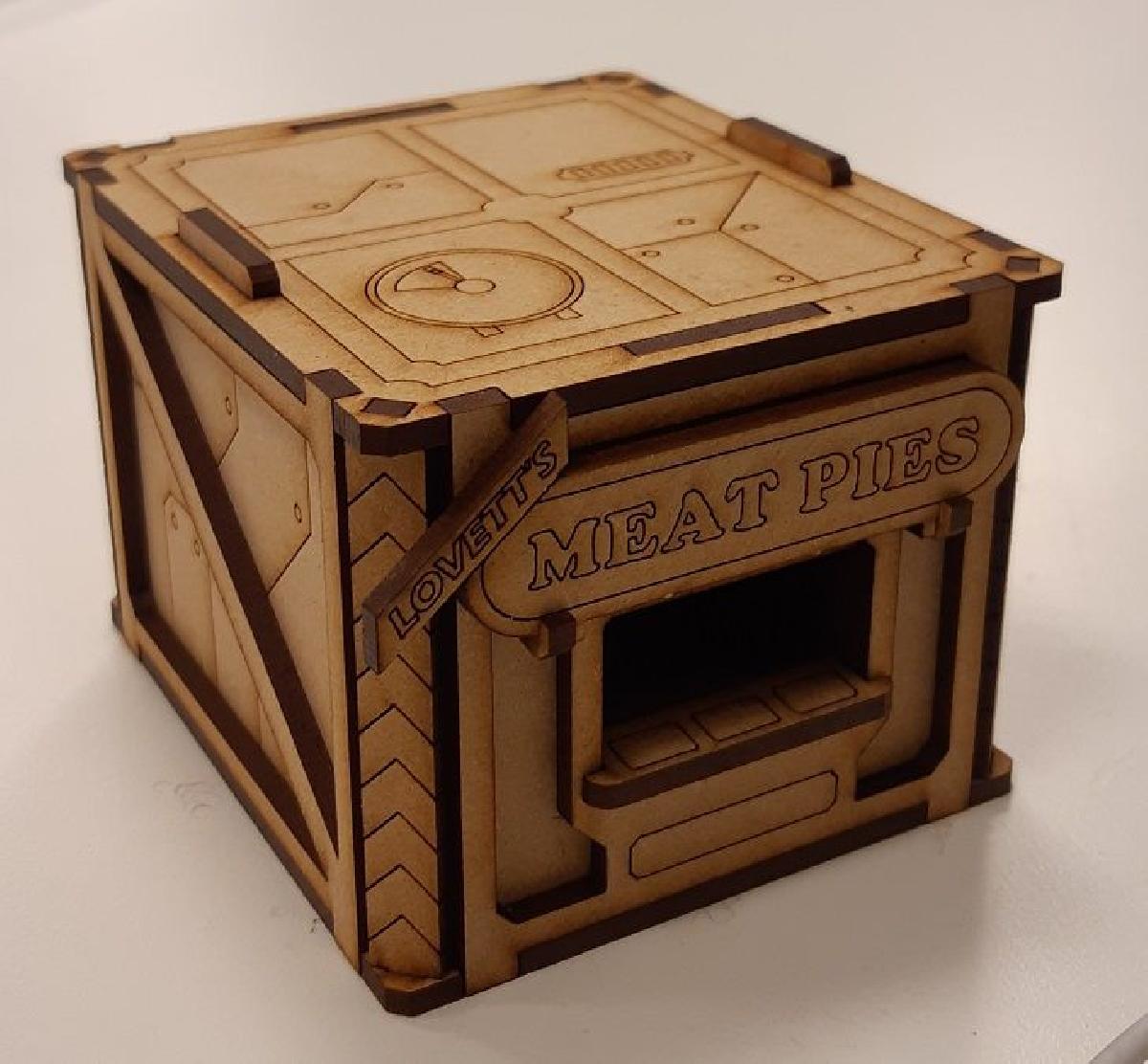 A Padaria da Sra. Lovett (Zona Limpa Nova #2) para MDF cortado a laser de 3mm