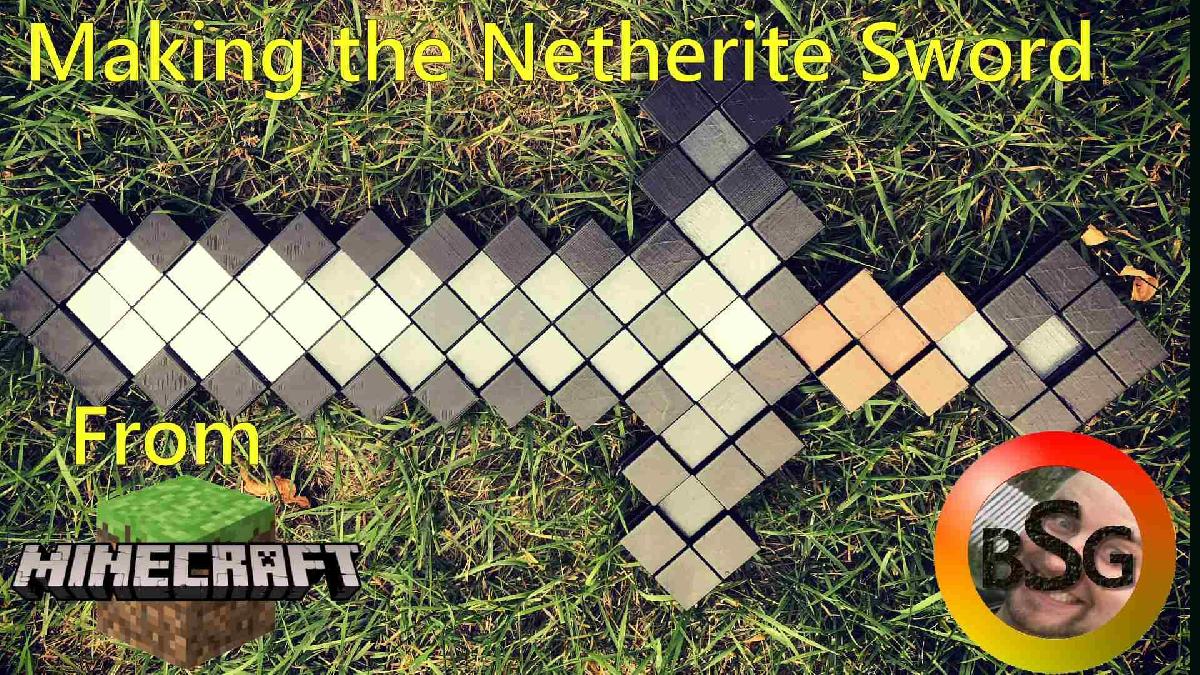 Espada de Netherite do Minecraft