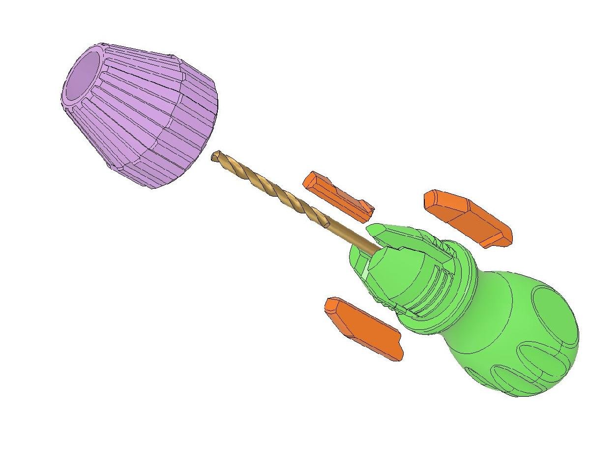 Punho de perfuração / bit 1.5   6 mm