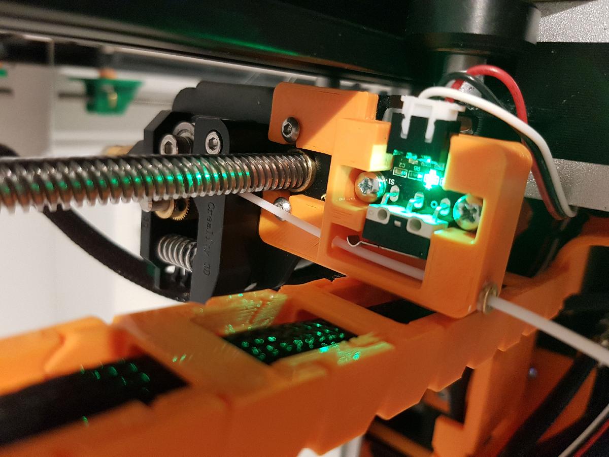 Sensor de filamento para Creality CR 10 usando Raspberry Pi Octoprint