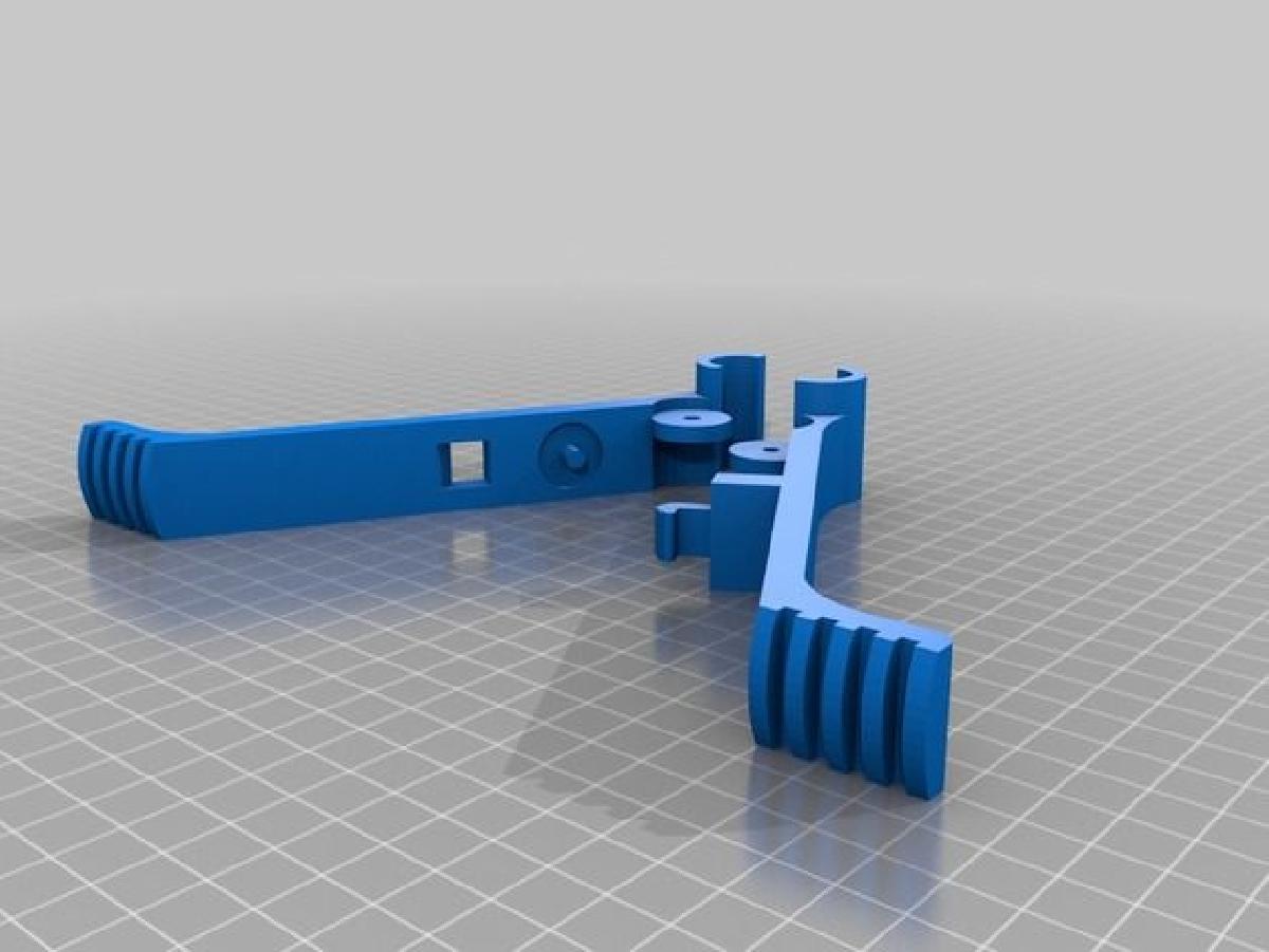 Suporte de bipede Bipede de grampo para armas de ar com cano de 16mm