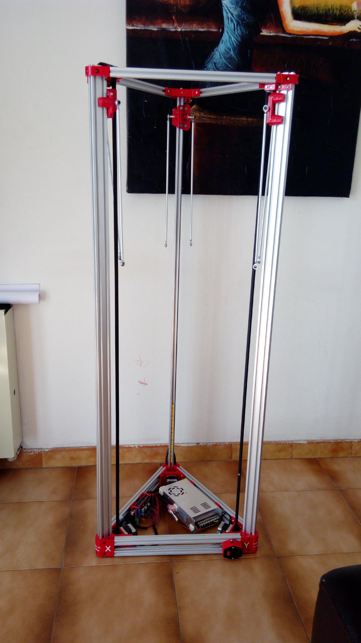 Impressora AsterMax Delta volume estendido estrutura extra solida