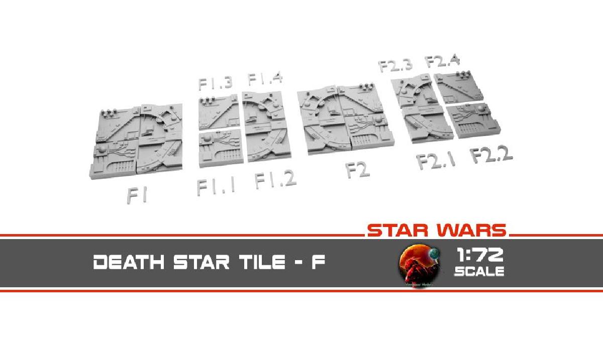 Azulejo da Superficie da Estrela da Morte de Star Wars F1