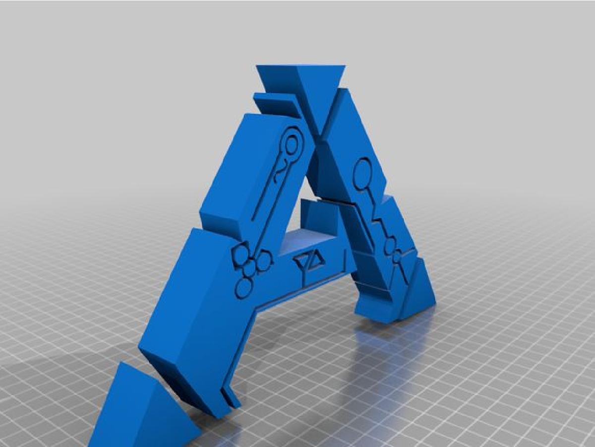 Logotipo oco Ark Survival Evolved para leds