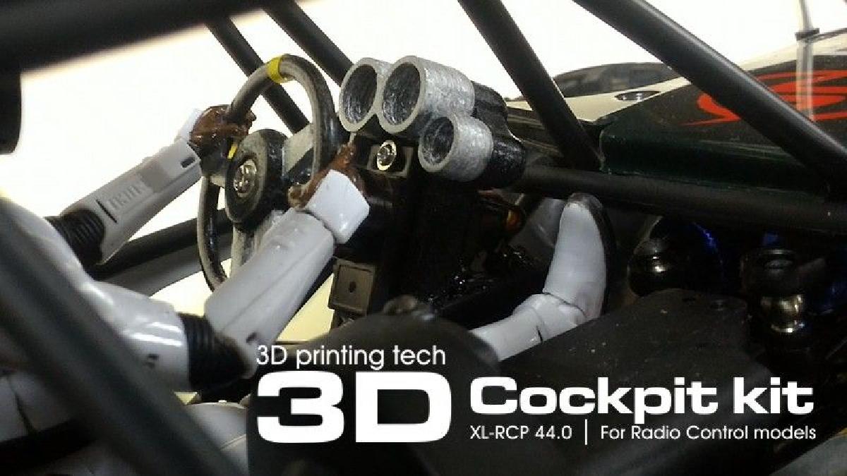 Kit de cockpit fpr RC veículos e modelos terrestres FPV
