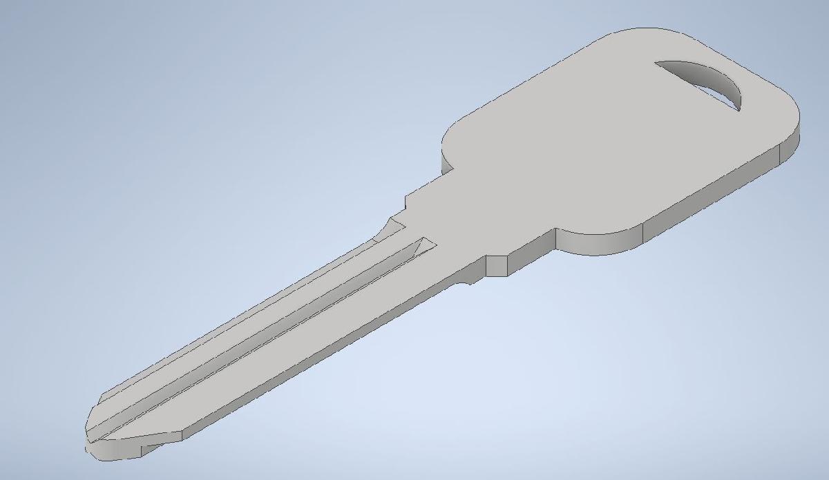 chave em branco GM B89