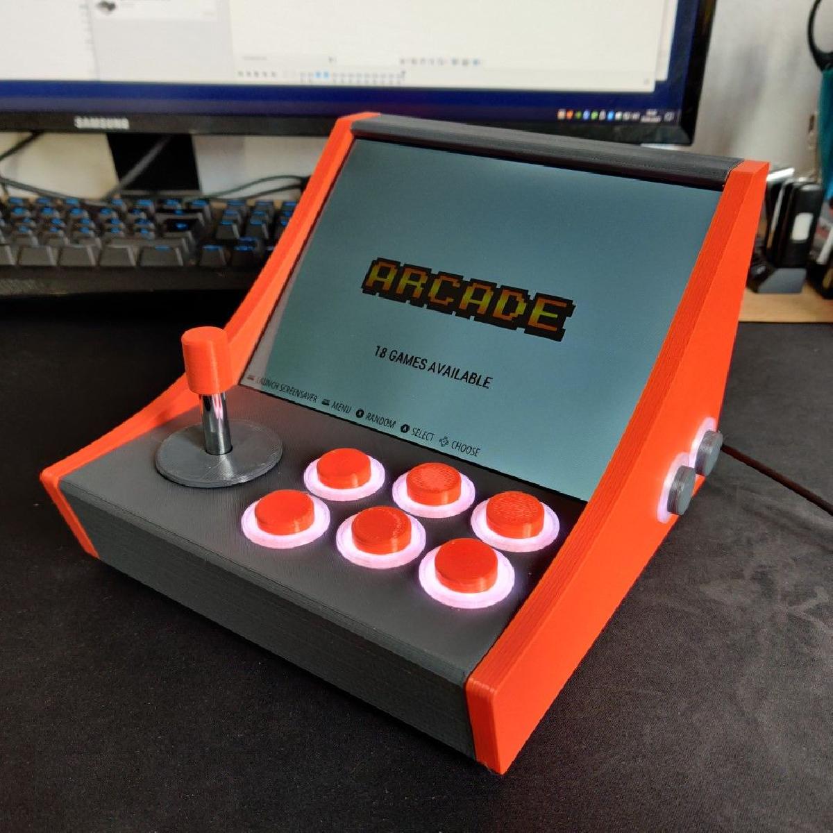 simplyRetro D8 (Retropie / bartop de emulacao)