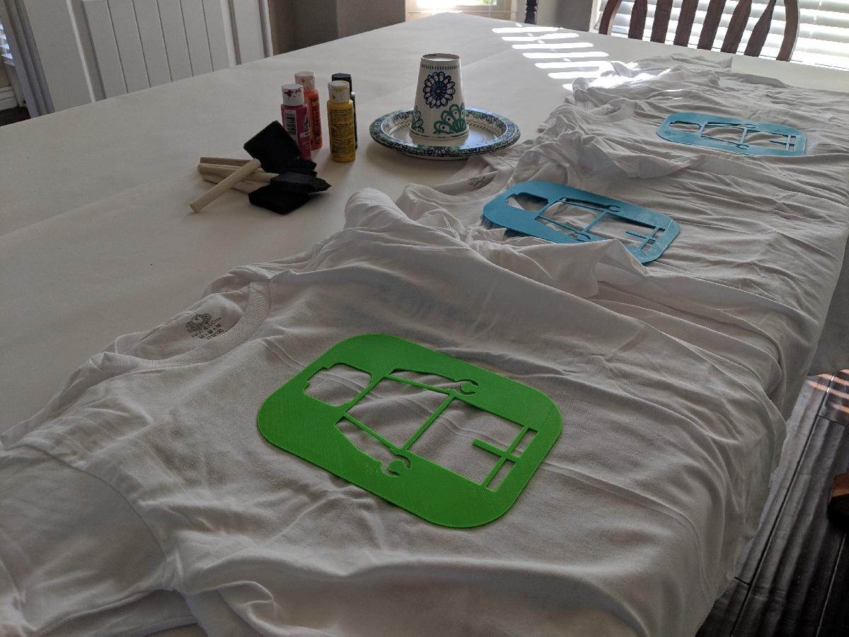 Estencil de Mini Fig do Lego