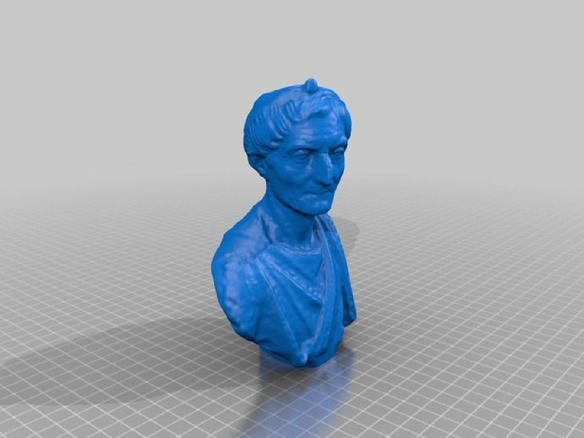 Busto de Marmore de um Sacerdote