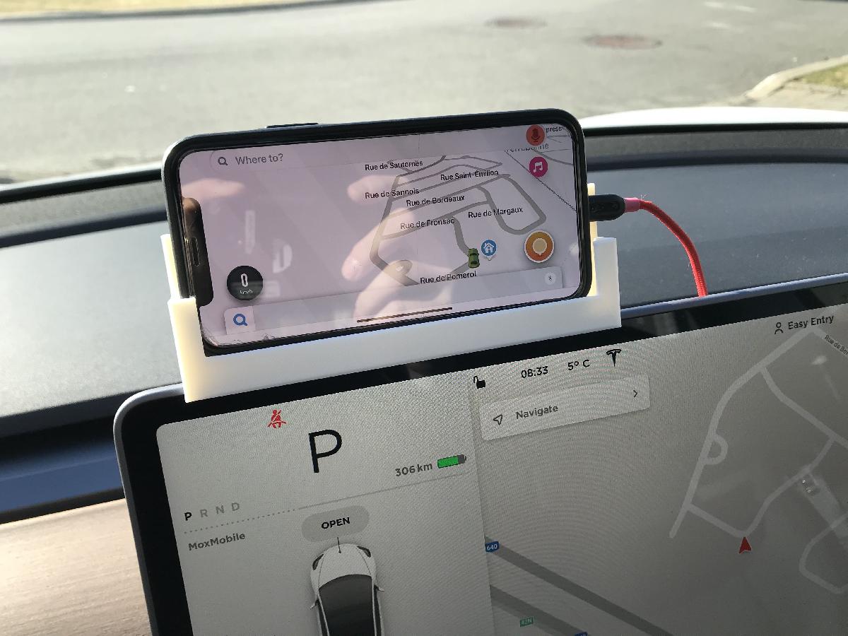 Suporte para iPhone para Tesla Model 3