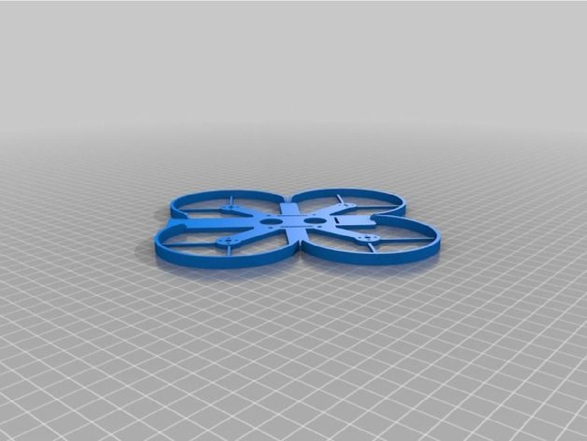 Micro Quadcopter FPV 110mm helices de 3. Quad para Kakute AIO FC (20x20mm) e Motores 1104.