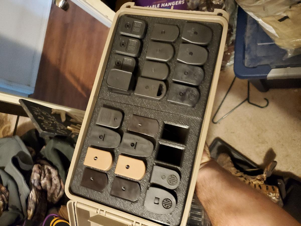 Organizador de carregador de 9mm