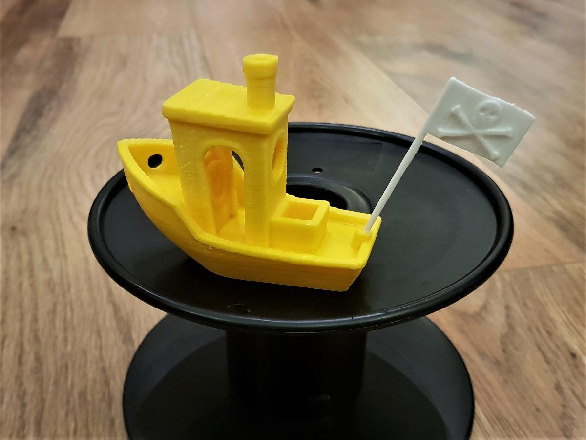 Bandeira pirata 3D Benchy