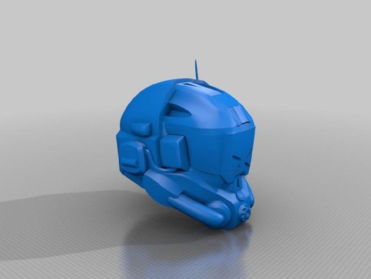 Capacete Grunt MCOR Titanfall Revisao 2