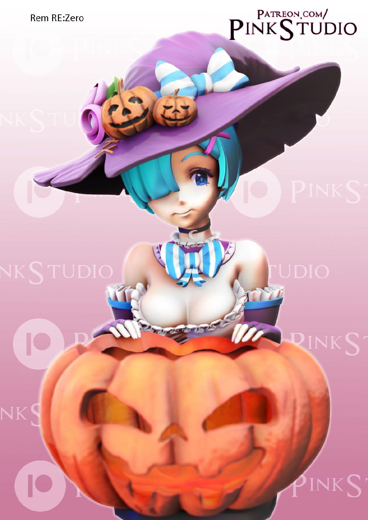 Halloween   Rem RE:Zero   tigela de doces