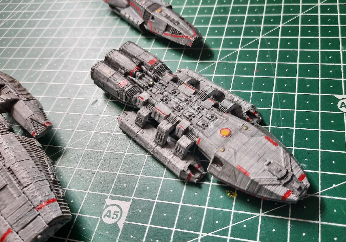 BSG Battlestar Artemis Escala 1:9000
