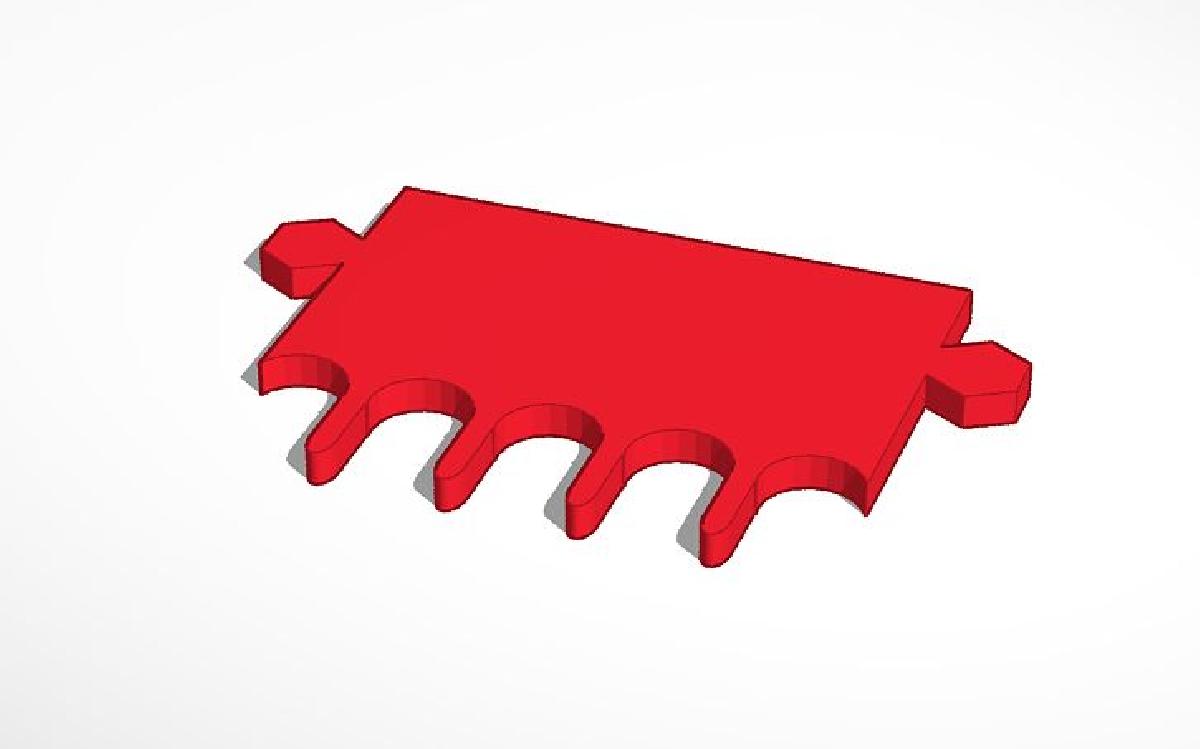 Modelo de encaixe para gabarito Porter Cable