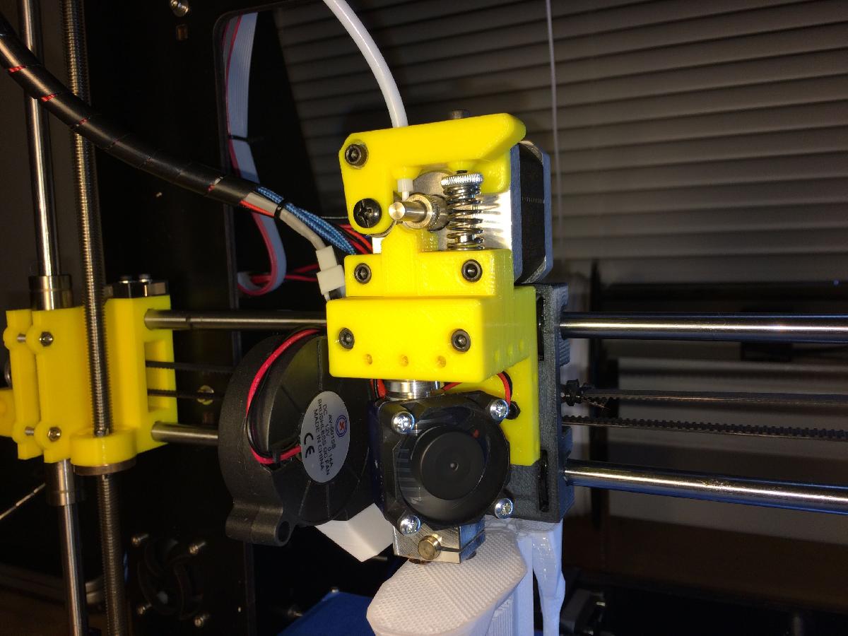 Extrusora de acionamento direto personalizavel para E3D v6 hotend para Prusa i3 / Wilson / Geeetech
