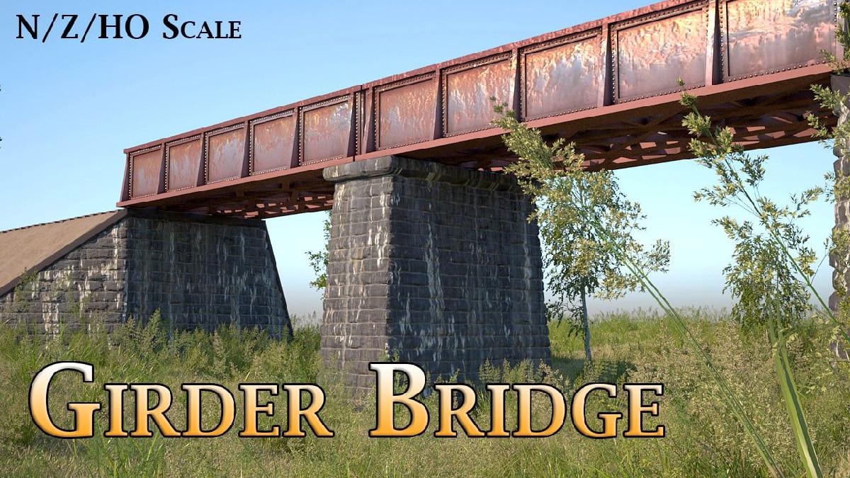 Girder Bridge Model Railway (N/HO/Z Scale)