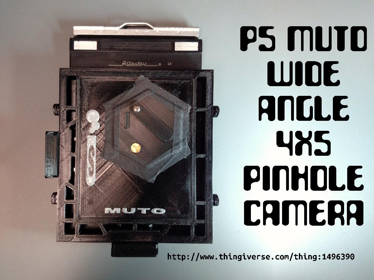 Camera Pin Hole Grande Angular 4X5 P5 MUTO