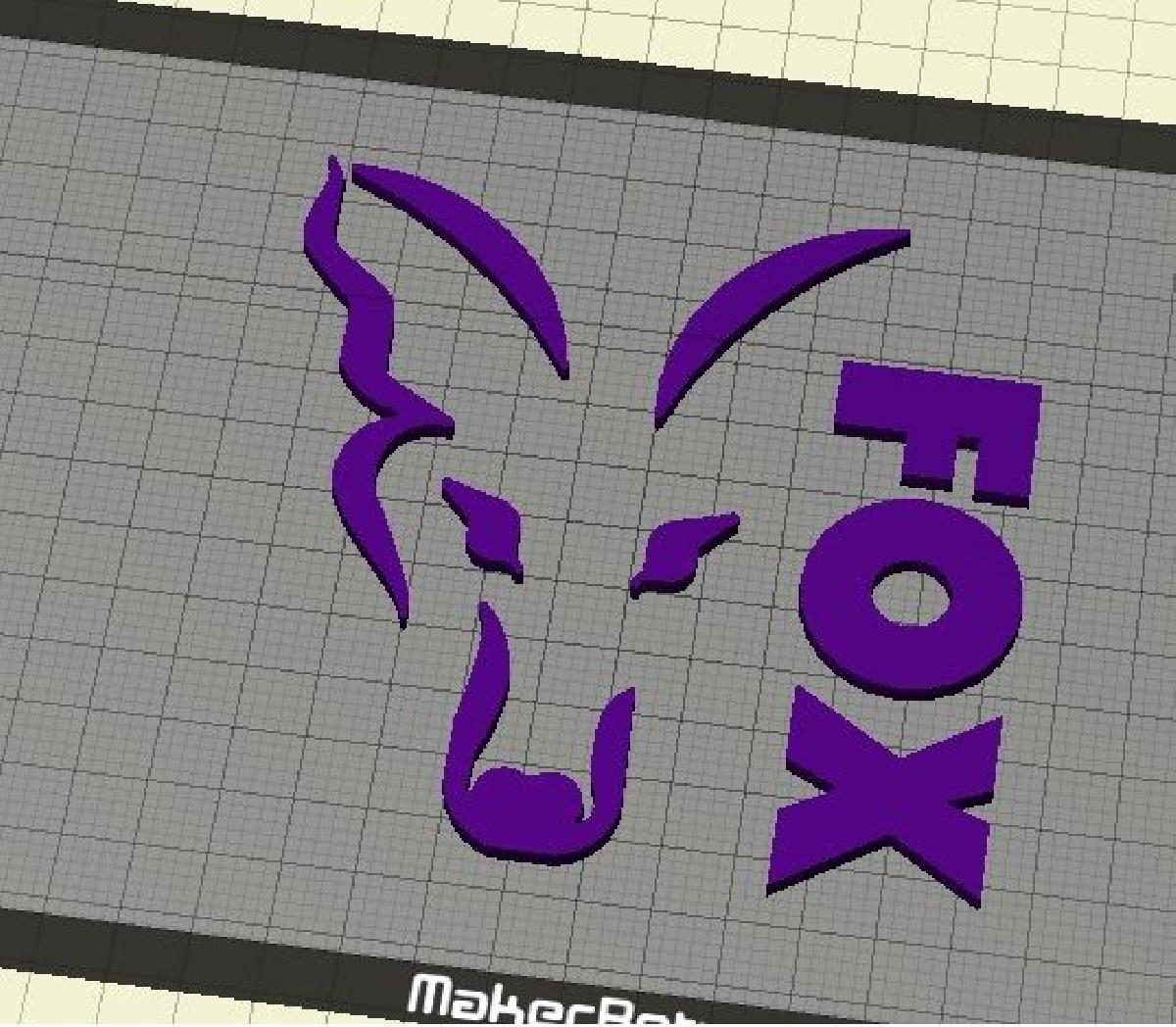 Logotipo de pesca FOX