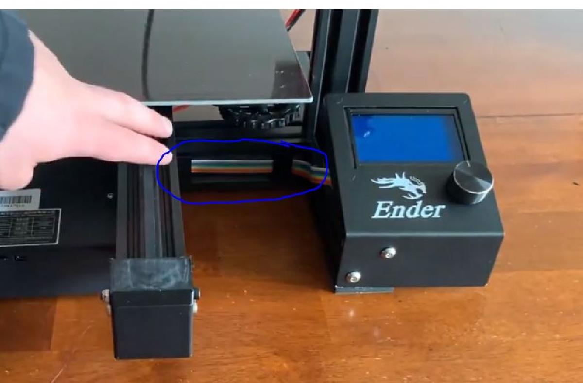 Clipe de cabo de fita Ender 3