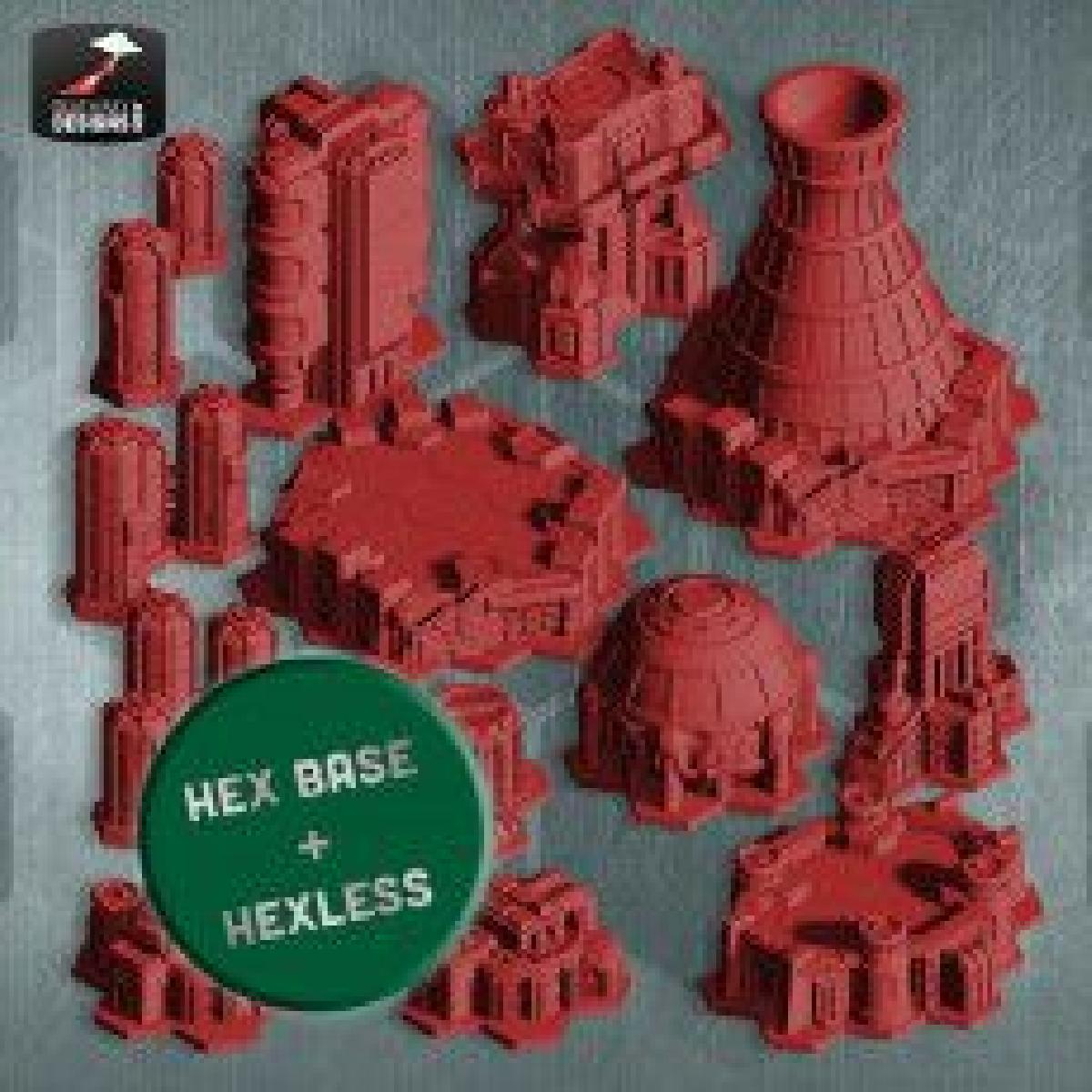 Hex City Industrial (Hex + Hexless) – Conjunto Completo