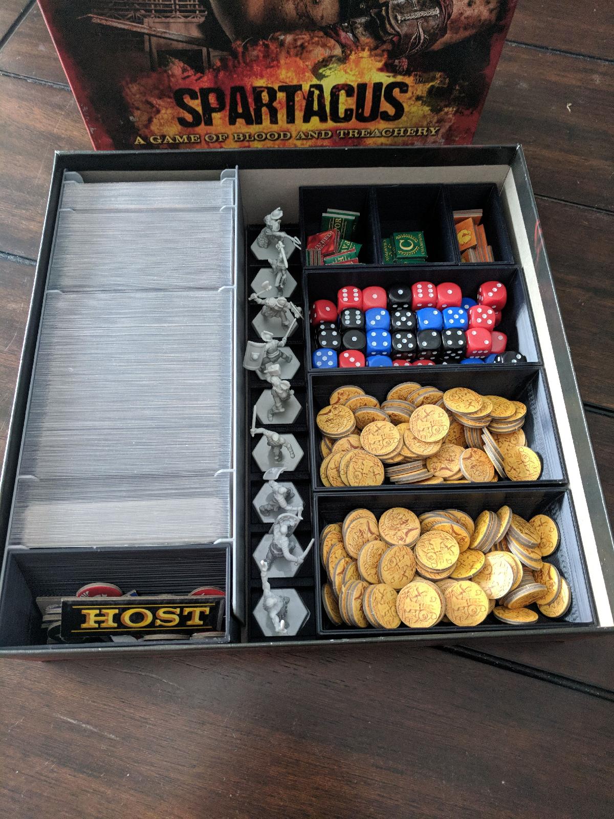 Spartacus: Um Jogo de Sangue e Traicao Organizador