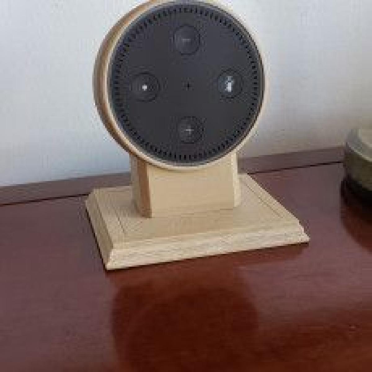 Suporte de madeira Alexa Echo