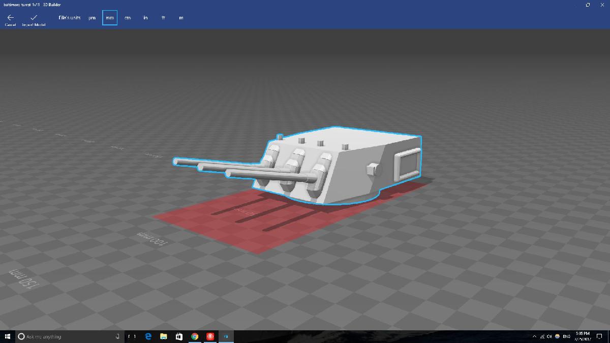 Torre de canhão de 8", USS Baltimore