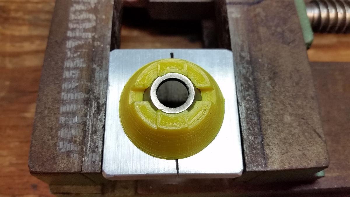 Silenciador baffle conico de 60 graus gabarito de corte DHC