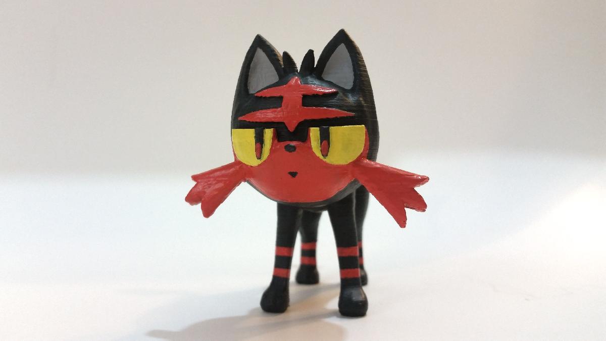 Litten Pokemon Sun & Moon Fire Starter