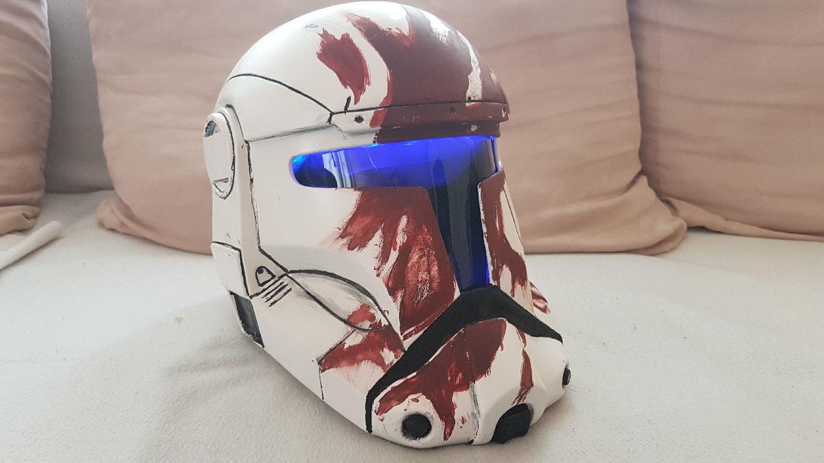 Capacete de Comando da Republica Star Wars em escala 1:1