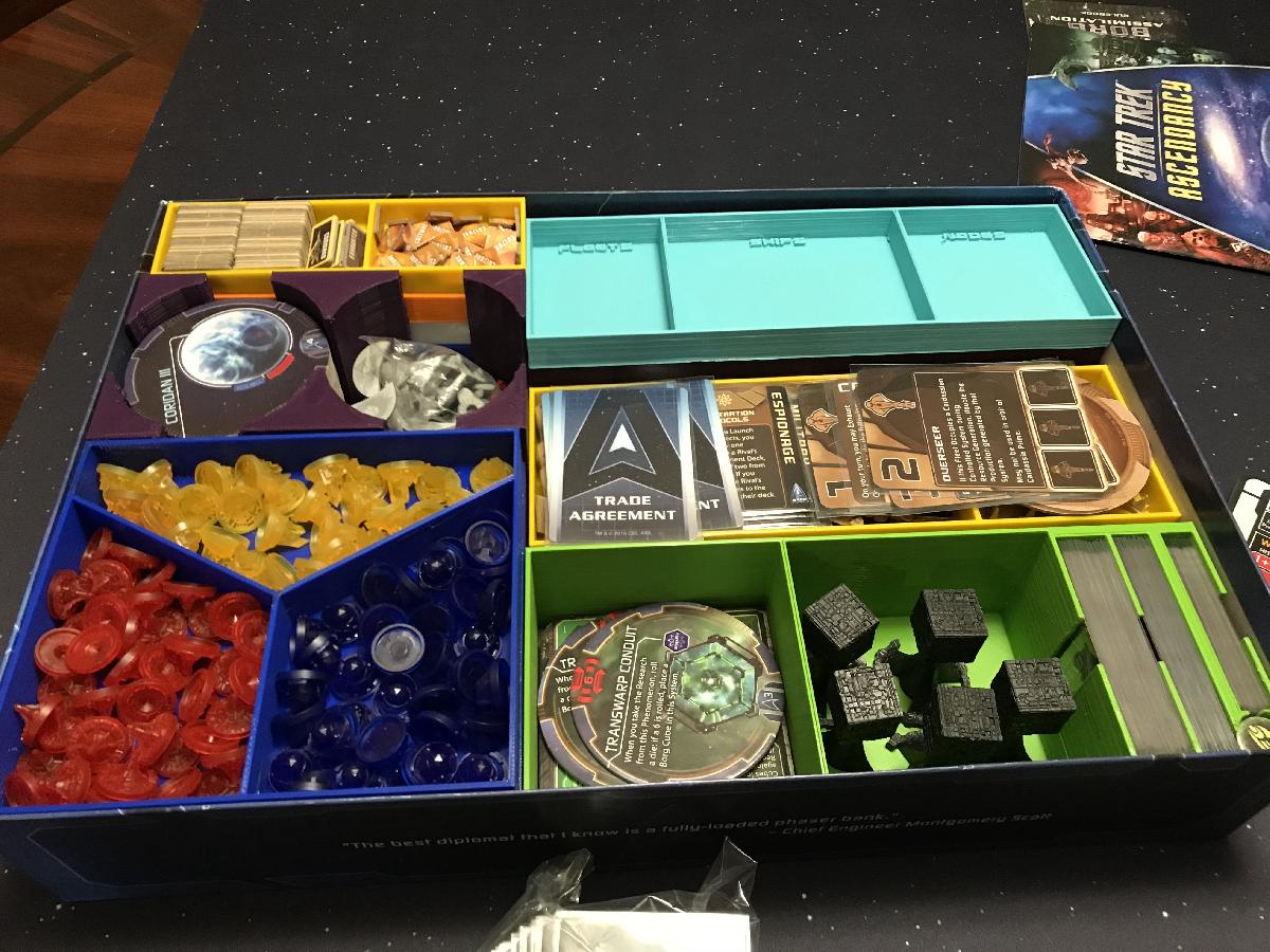 Organizador de Star Trek Ascendancy   Todas as Expansoes ate Andorianos e Vulcanos