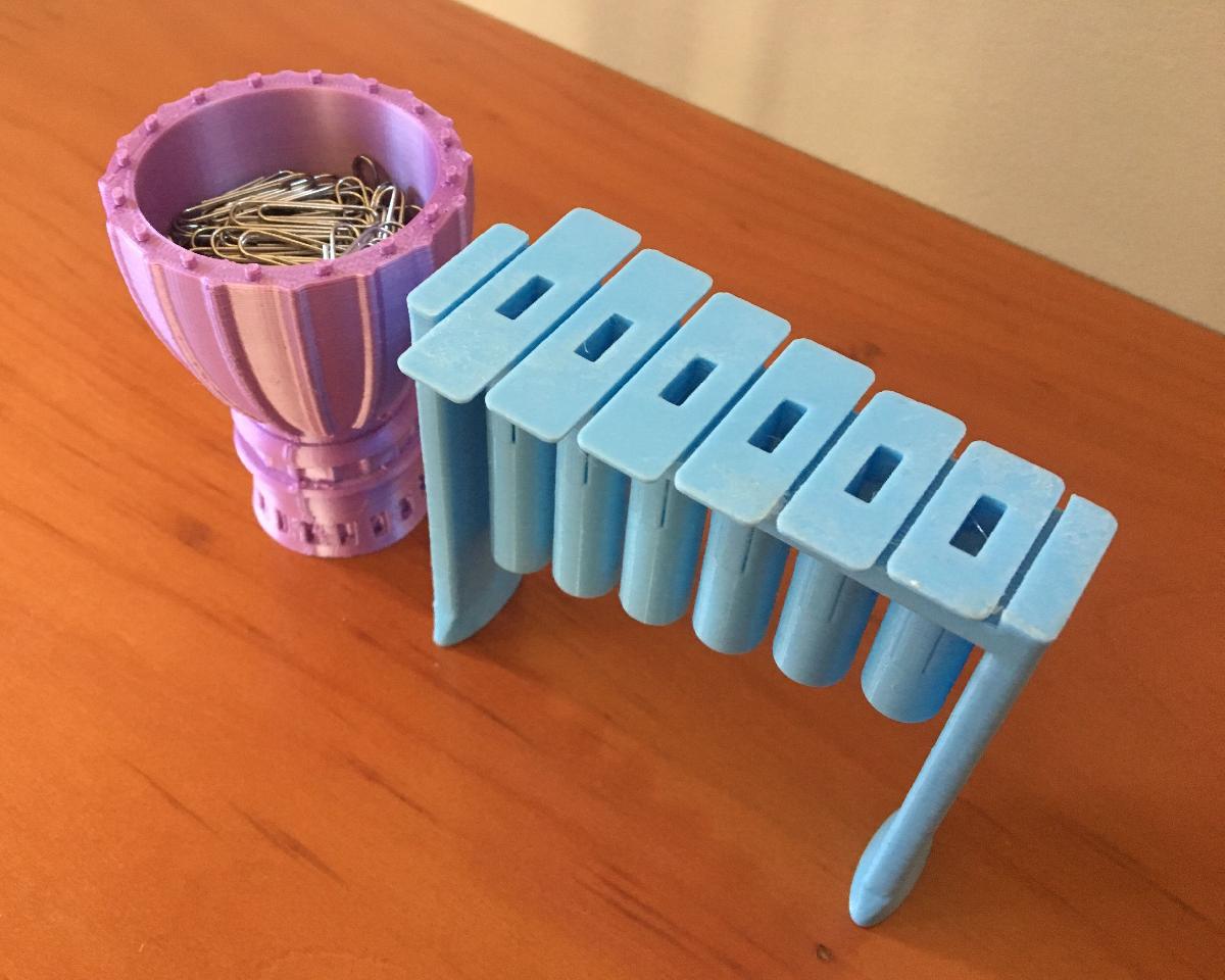 Marimba USB Drive Holder e Tambor Clip Holder