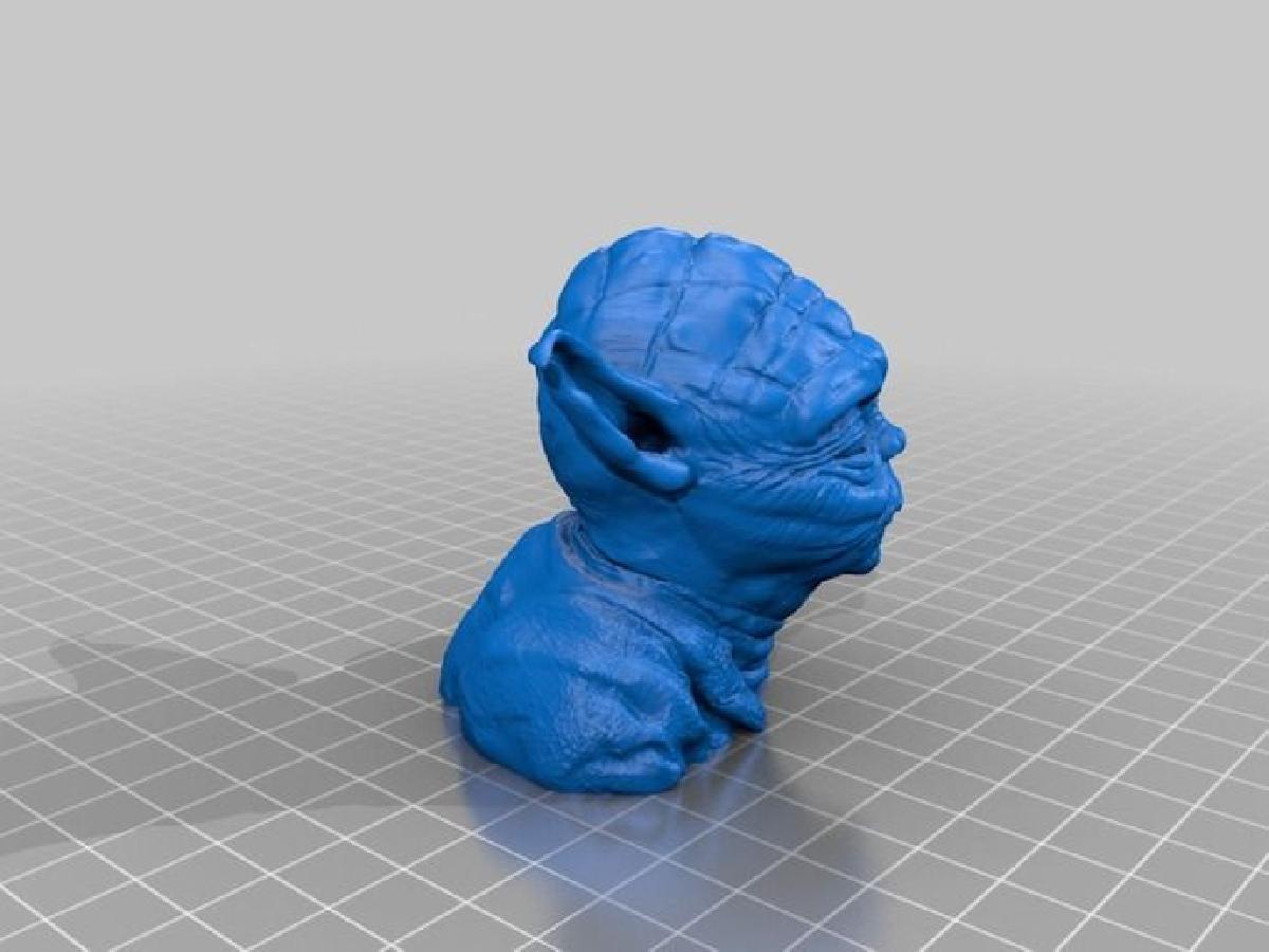Busto Yoda (limpo e simplificado)