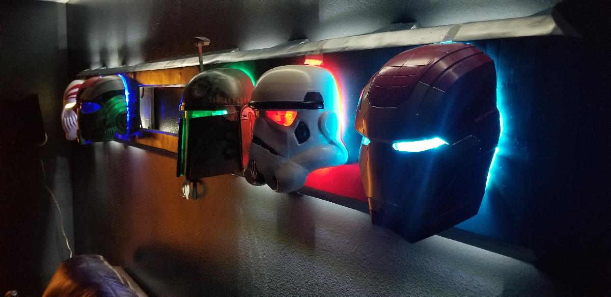 Luz de mascara de arandelas para home theater