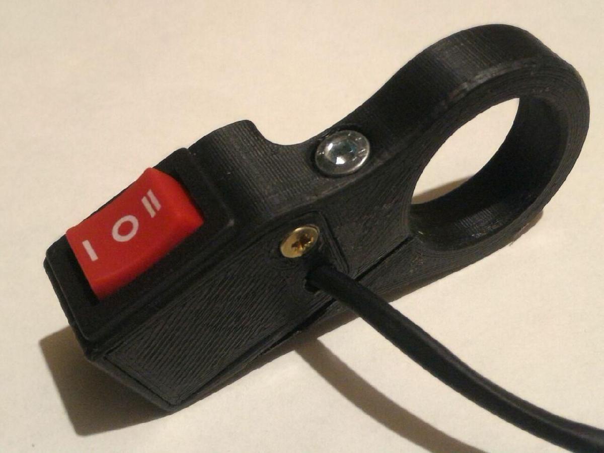 suporte de interruptor de 1 2 3 velocidades para bicicleta eletrica (guidao 22 mm)