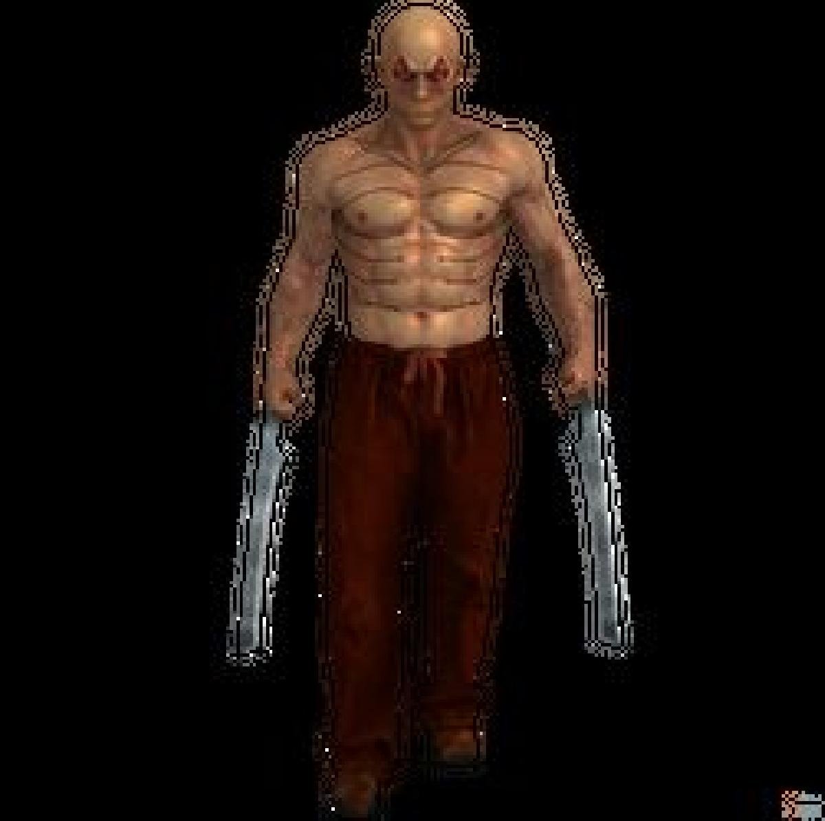 Garras de Punho do Deadpool em X Man Origens: Wolverine