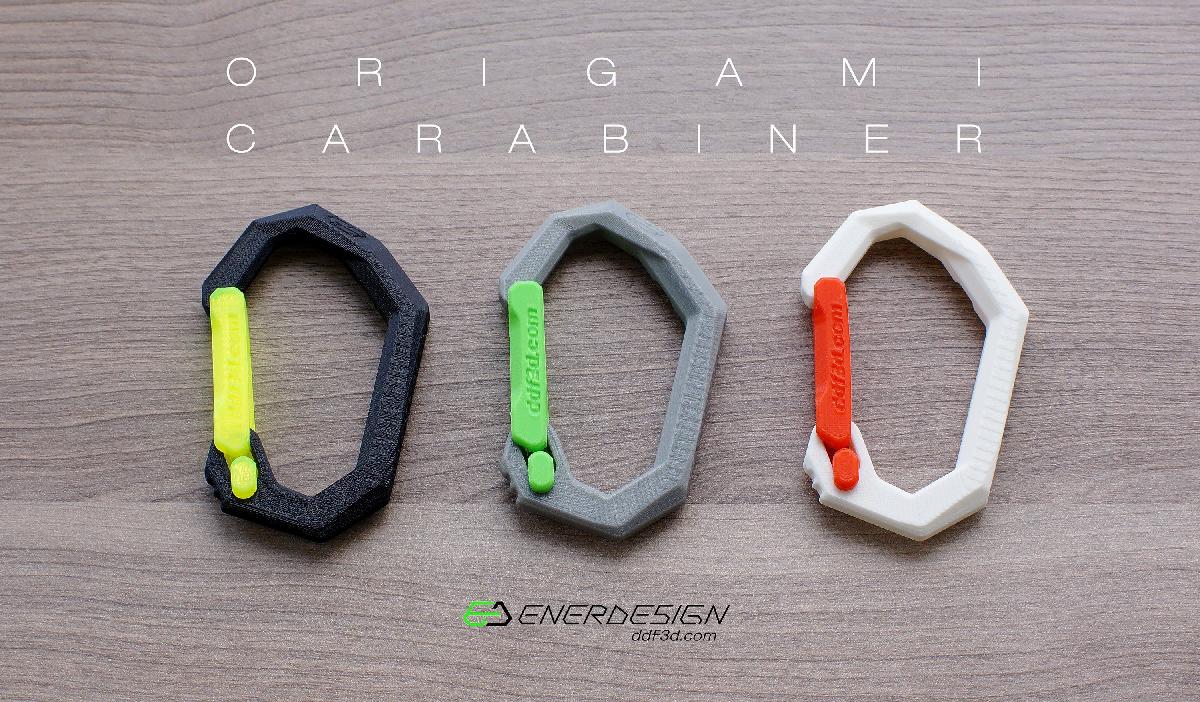 Origami Carabiner por ddf3d.com