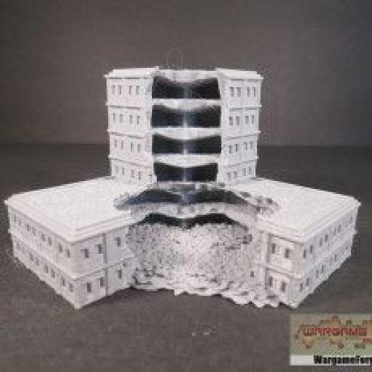 Edificio Moderno Arruinado 6 MR006